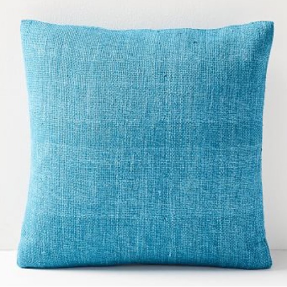 West Elm silk Handloomed Pillow Cover (set of 2) - Picture 1 of 7